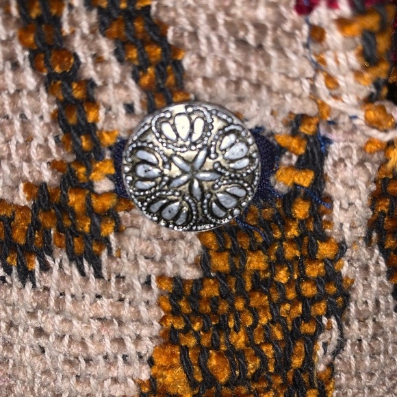 Vintage Sandy Starkman Blazer South Western style horse pattern equestrian L - Picture 7 of 8